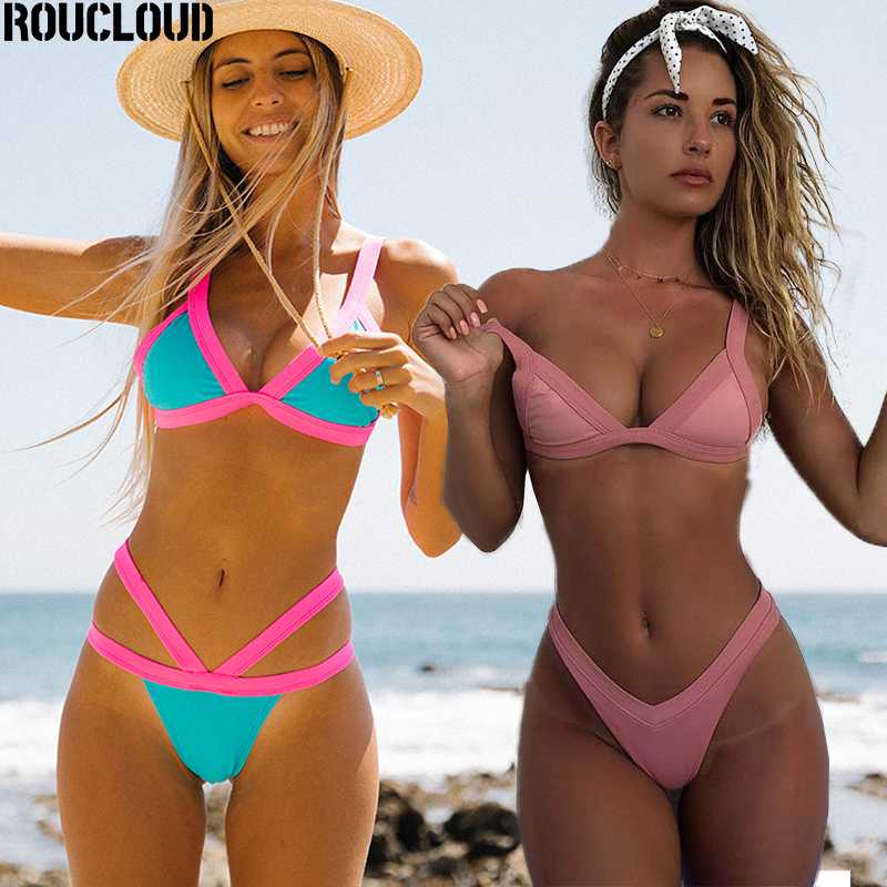 Bikini 2020 Solid Swimsuit Swimwear Women Push Up Bikinis Set Patchwork Summer Beach Bathing Suit Biquini Brazilian
Bikini 2020 Solid Swimsuit Swimwear Women Push Up Bikinis Set Patchwork Summer Beach Bathing Suit Biquini Brazilian