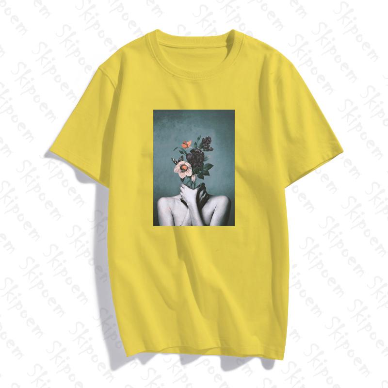 Abstract Art Inner Garden T-shirt Women Aesthetic Vintage Korean Style Kawaii Cotton 8 Colors Short Sleeve Clothes Summer Tops, 14
Abstract Art Inner Garden T-shirt Women Aesthetic Vintage Korean Style Kawaii Cotton 8 Colors Short Sleeve Clothes Summer Tops, 14