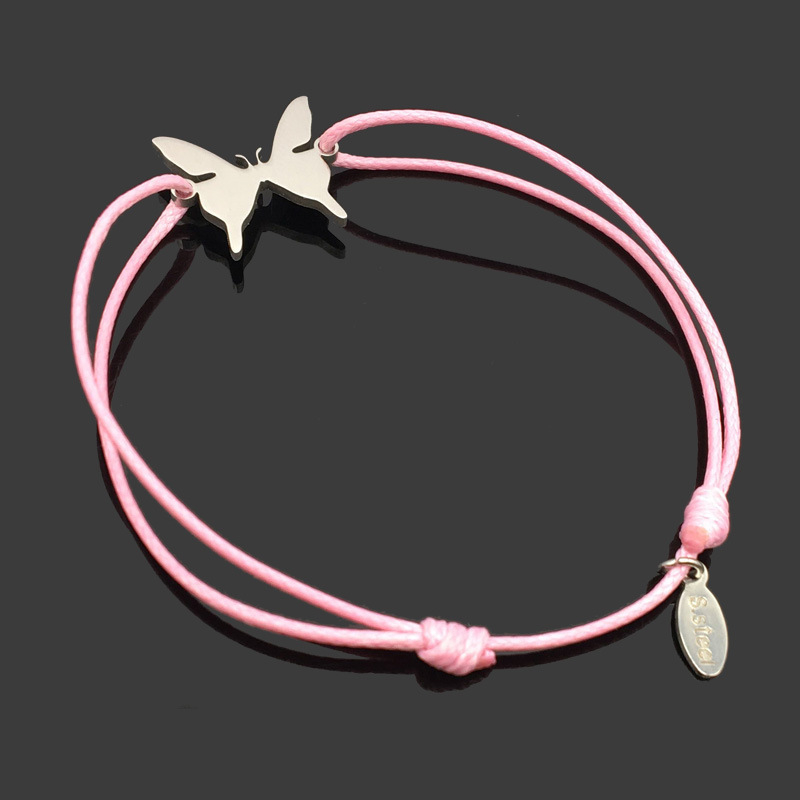Butterfly Animal Pendeloque Cut Stainless Steel Can Adjust Rope Bracelet Stainless Steel Pendeloque Cut Bracelet
Butterfly Animal Pendeloque Cut Stainless Steel Can Adjust Rope Bracelet Stainless Steel Pendeloque Cut Bracelet