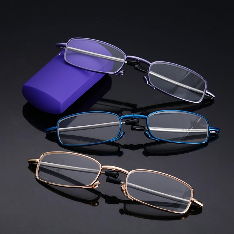 Sunglasses Portable Folding Reading Glasses With Case For Men Women Metal Legs Rotation Presbyopia Eyeglasses Strength+1.0-4.0
Sunglasses Portable Folding Reading Glasses With Case For Men Women Metal Legs Rotation Presbyopia Eyeglasses Strength+1.0-4.0
