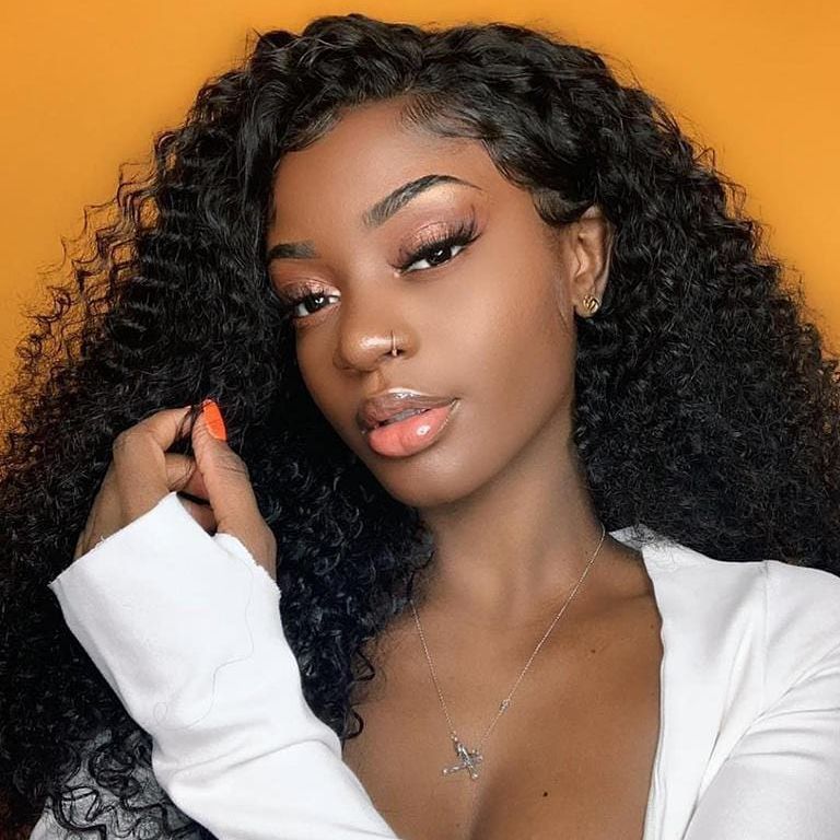 Modern Show Brazilian 13*4 Lace Front Human Hair Wigs for Black Women Remy Curly Frontal Wig 150% Density 10-28 inches, Natural color
Modern Show Brazilian 13*4 Lace Front Human Hair Wigs for Black Women Remy Curly Frontal Wig 150% Density 10-28 inches, Natural color