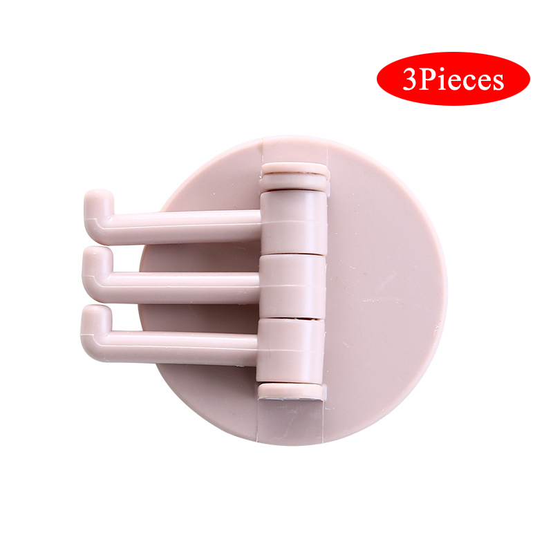 3 Pieces Multifunctional rotating hook bathroom seamless hook strong adhesive waterproof Bathroom supplies
3 Pieces Multifunctional rotating hook bathroom seamless hook strong adhesive waterproof Bathroom supplies