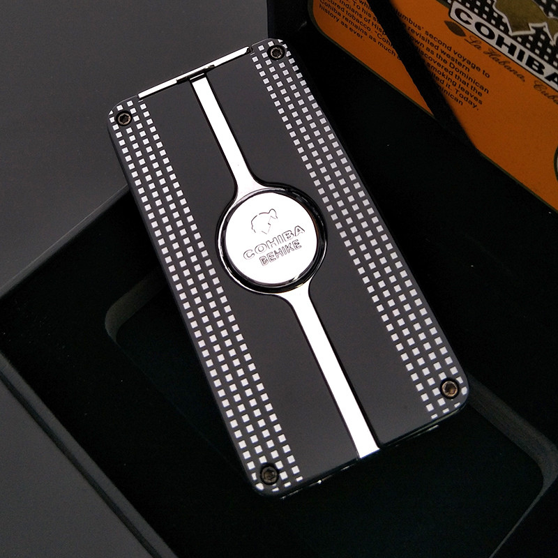 COHIBA Lighter Black Behike Classic Eco-Friendly 3 Torch Jet Flame Cigar Cgarette With Punch
COHIBA Lighter Black Behike Classic Eco-Friendly 3 Torch Jet Flame Cigar Cgarette With Punch