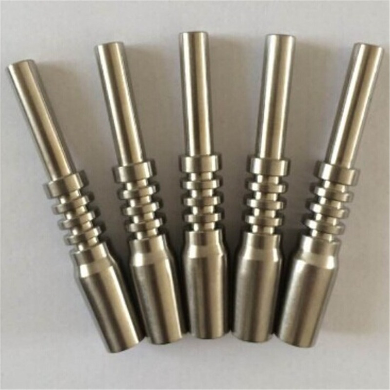 Titanium Dab Nail 10mm 14mm 18mm Glass Pipe Tip Titanium Dabber Male Joint Inverted Hookah Nails Length 40mm Ti Nail for Micro NC Kit
Titanium Dab Nail 10mm 14mm 18mm Glass Pipe Tip Titanium Dabber Male Joint Inverted Hookah Nails Length 40mm Ti Nail for Micro NC Kit