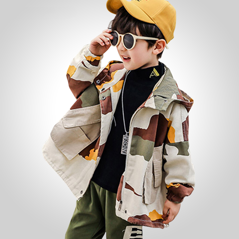 Kids Jacket Camouflage Outerwear For Boy Kids Hooded Kids Jackets Spring Autumn Fashion Children's Clothes For Boys Streetwear
Kids Jacket Camouflage Outerwear For Boy Kids Hooded Kids Jackets Spring Autumn Fashion Children's Clothes For Boys Streetwear
