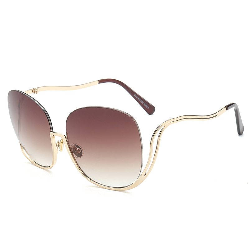 Lady Sunglasses for Women Vintage Wrap Metal Frame Clear Sexy luxury Sun Glasses Coating Mirror Glasses oculos de sol
Lady Sunglasses for Women Vintage Wrap Metal Frame Clear Sexy luxury Sun Glasses Coating Mirror Glasses oculos de sol