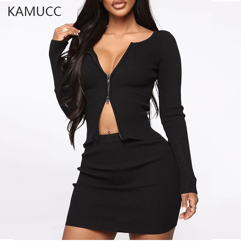 KAMUCC Two Piece Set Women Suit Zipper Long Sleeve Sexy Pure Cotton Handmade Crop Top And Skirt Matching Set Female Outfits, White
KAMUCC Two Piece Set Women Suit Zipper Long Sleeve Sexy Pure Cotton Handmade Crop Top And Skirt Matching Set Female Outfits, White
