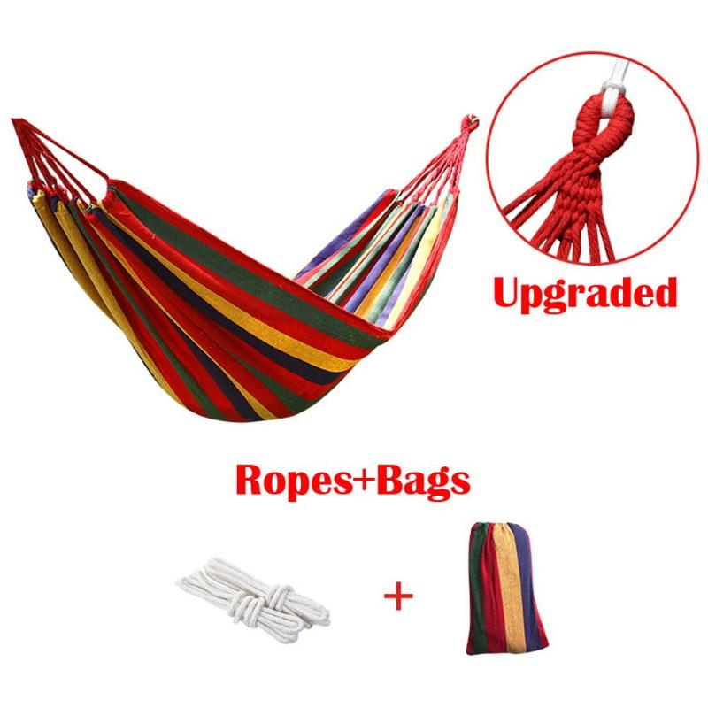 Hiking Camping 260X80cm Hammock Portable Canvas Safety Parachute Hamack Hanging Chair Outdoor Double Person Leisure Hammocks CD
Hiking Camping 260X80cm Hammock Portable Canvas Safety Parachute Hamack Hanging Chair Outdoor Double Person Leisure Hammocks CD