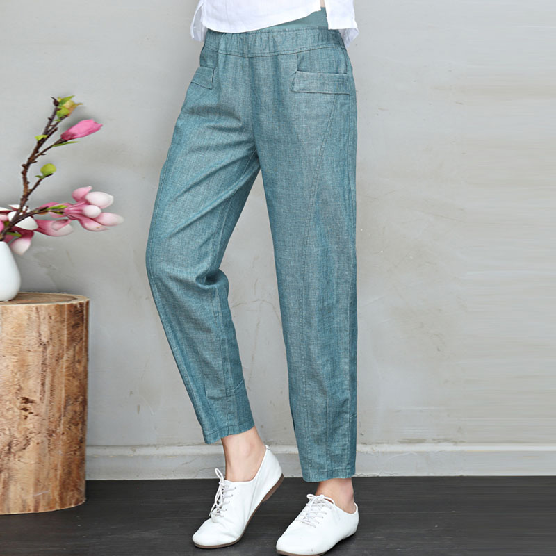 Fall Spring Womens Stretchy High Waisted Grey Green Striped Ankle Length Linen Pants , Woman Korean 4xl Harem Trousers, Pink
Fall Spring Womens Stretchy High Waisted Grey Green Striped Ankle Length Linen Pants , Woman Korean 4xl Harem Trousers, Pink