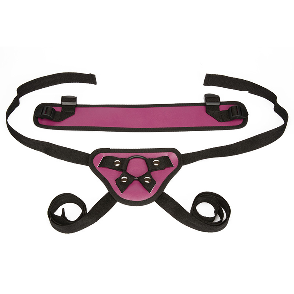 camaTech Lesbian Strap-on Dildo Pants Adjustable Belt Strap ons Harness For Women Strapon Panties With O-Rings Wearable Sex Toys Y191022