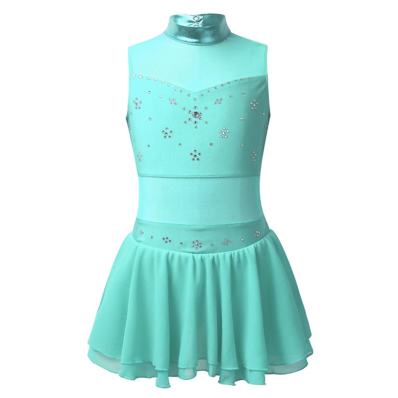 Kids Girls Metallic Mock Neck Tulle Cutouts Back Sparkly Rhinestone Figure Ice Skating Roller Skating Ballet Dance Leotard Dress, Black
Kids Girls Metallic Mock Neck Tulle Cutouts Back Sparkly Rhinestone Figure Ice Skating Roller Skating Ballet Dance Leotard Dress, Black
