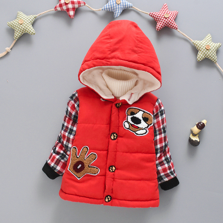 Autumn&winter Coat Plus Velvet Thicke Korean Version of The Boy 1-3 Years Old Girl Plus Velvet Thick Cotton Puppy Cotton Jacket
Autumn&winter Coat Plus Velvet Thicke Korean Version of The Boy 1-3 Years Old Girl Plus Velvet Thick Cotton Puppy Cotton Jacket