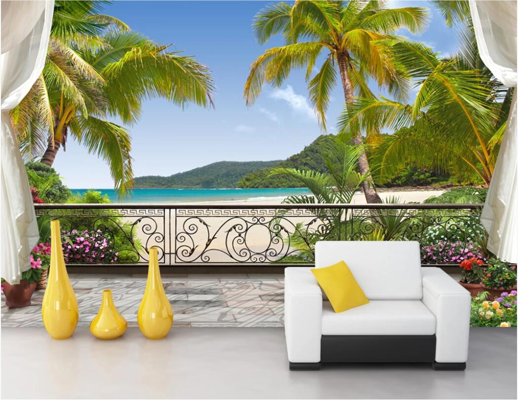 3d room wallpaper custom photo mural 3D three-dimensional window outside the seaside landscape wall decoration paint wallpaper for walls 3 d, Non-woven fabric
3d room wallpaper custom photo mural 3D three-dimensional window outside the seaside landscape wall decoration paint wallpaper for walls 3 d, Non-woven fabric