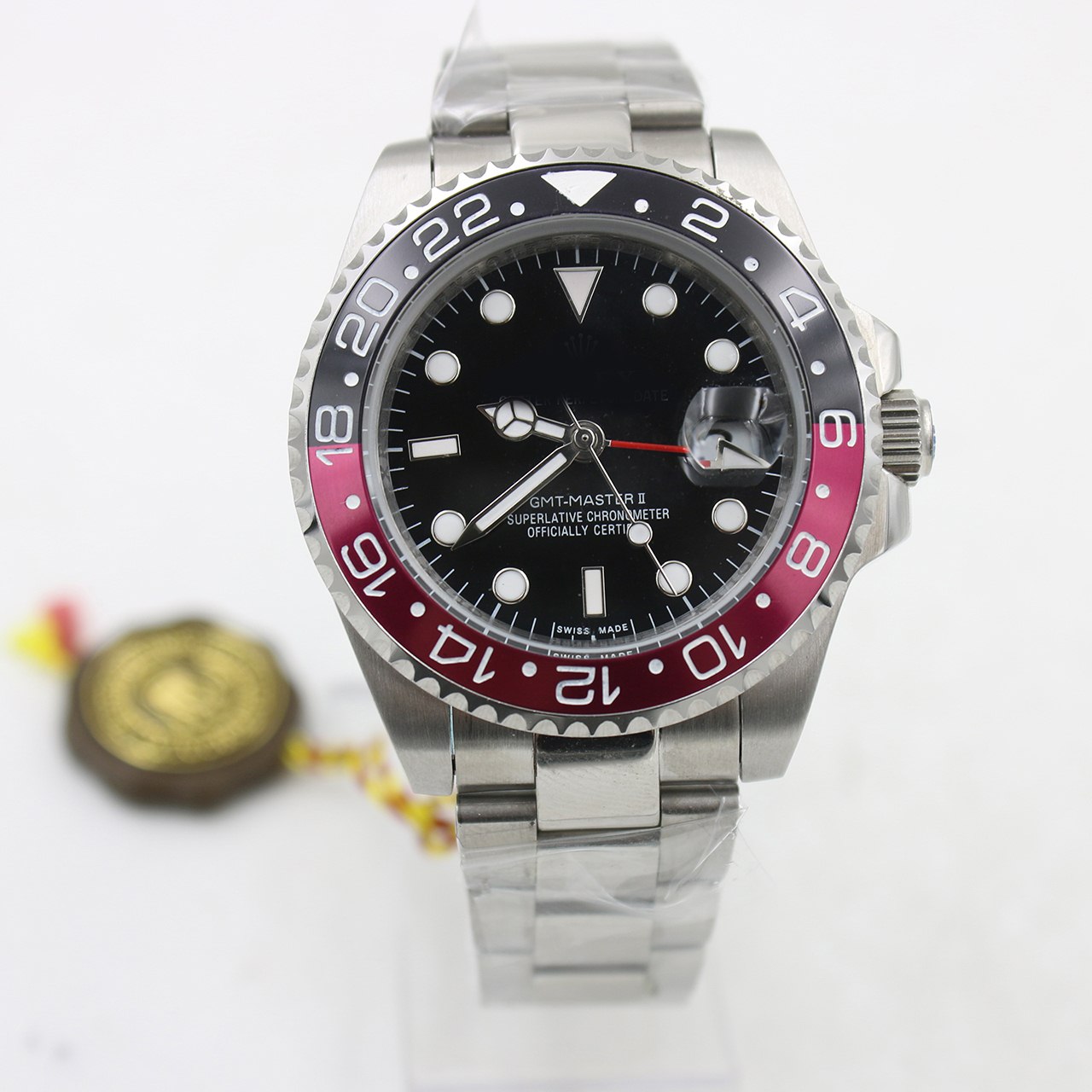 2020 New Style Top Quality Automatic 5833 Jewel Movement GMT II Ceramic Bezel sapphire glass Dial Men Watch 316 Staiinless Band, Slivery;brown
2020 New Style Top Quality Automatic 5833 Jewel Movement GMT II Ceramic Bezel sapphire glass Dial Men Watch 316 Staiinless Band, Slivery;brown