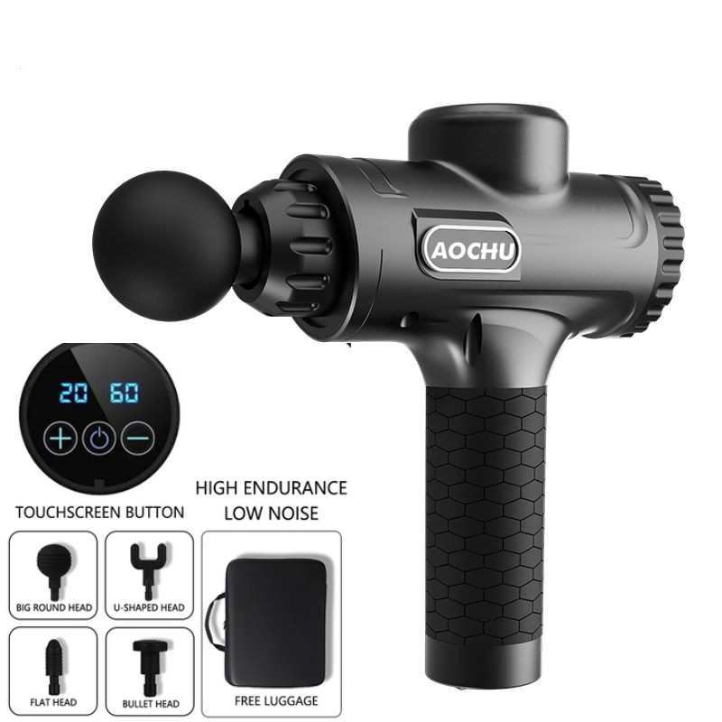 Massage Gun Cordless Rechargeable Muscle Stimulator Deep Tissue Massager Device Body Relaxation Slimming Shaping Pain Relief
Massage Gun Cordless Rechargeable Muscle Stimulator Deep Tissue Massager Device Body Relaxation Slimming Shaping Pain Relief