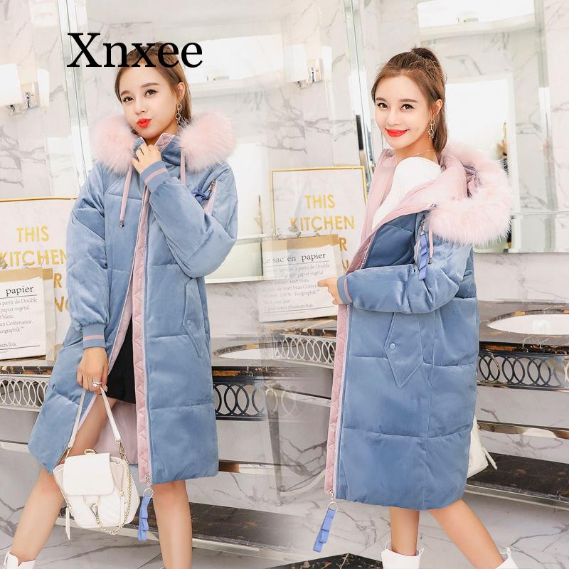 2019 Casual Korean Overcoat Winter Jacket Women Long Thick Warm Parka Female Plus Size Velour Hoodies Fur Collar Coat, Blue
2019 Casual Korean Overcoat Winter Jacket Women Long Thick Warm Parka Female Plus Size Velour Hoodies Fur Collar Coat, Blue