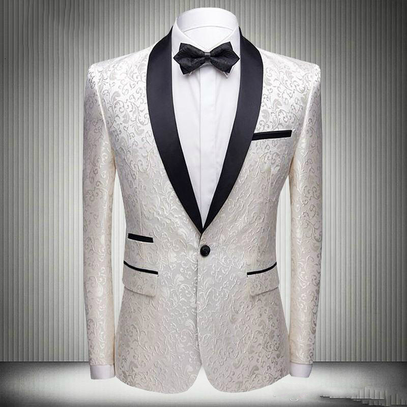 handsome floral pattern mens suits new fashion groom wear wedding suits for best men slim fit groom tuxedos for man jacketpants