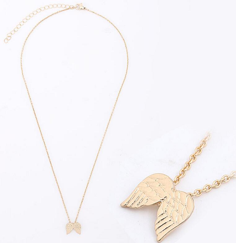 Fashion Alloy Bohemian Multicolor Explosion Models Guardian Angel Wings Pendant Necklace Cross-border Style Jewelry 2019 New Retro, Silver
Fashion Alloy Bohemian Multicolor Explosion Models Guardian Angel Wings Pendant Necklace Cross-border Style Jewelry 2019 New Retro, Silver