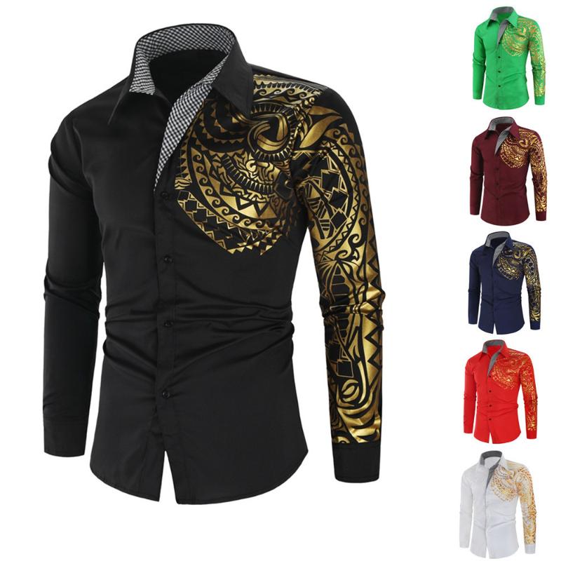 Fashion 2020 Long Sleeve Men's Shirts Camisa Masculina Chemise Casual Men Public Club Fancy Shirt Tops, Black
Fashion 2020 Long Sleeve Men's Shirts Camisa Masculina Chemise Casual Men Public Club Fancy Shirt Tops, Black