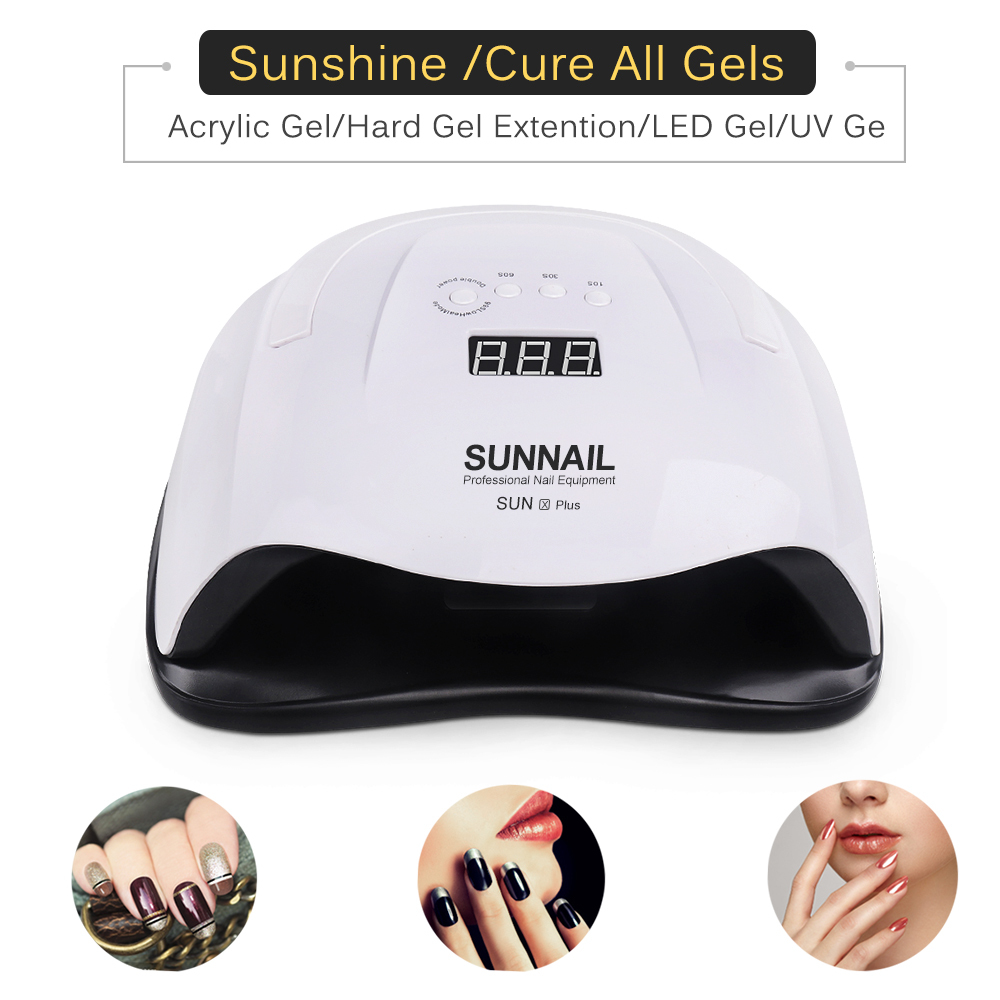 2019 New 80W UV Lamp LED Nail Lamp Nail Dryer For All Gels Polish With 10s/30s/60s/99s Timer Manicure Tool Gel Light LY191228