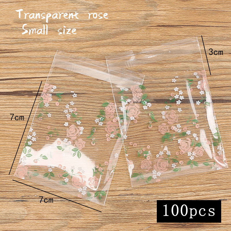 100pcs/lot Cookies Bag Transparent Rose Flower Pattern Handmade Snack Packaging Wedding Nougat Wrapper Pack Bag
100pcs/lot Cookies Bag Transparent Rose Flower Pattern Handmade Snack Packaging Wedding Nougat Wrapper Pack Bag