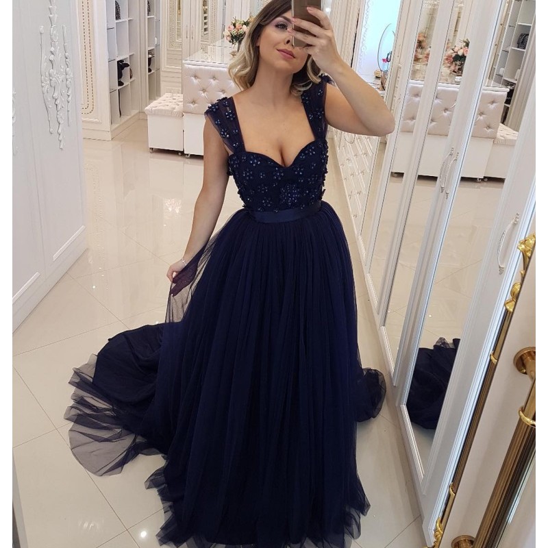 Navy Blue Evening Dresses Crystals Beaded Dubai A Line Prom Dress 2020 Long Formal Gala Party Gowns Vestidos De Fiesta, Orange
Navy Blue Evening Dresses Crystals Beaded Dubai A Line Prom Dress 2020 Long Formal Gala Party Gowns Vestidos De Fiesta, Orange