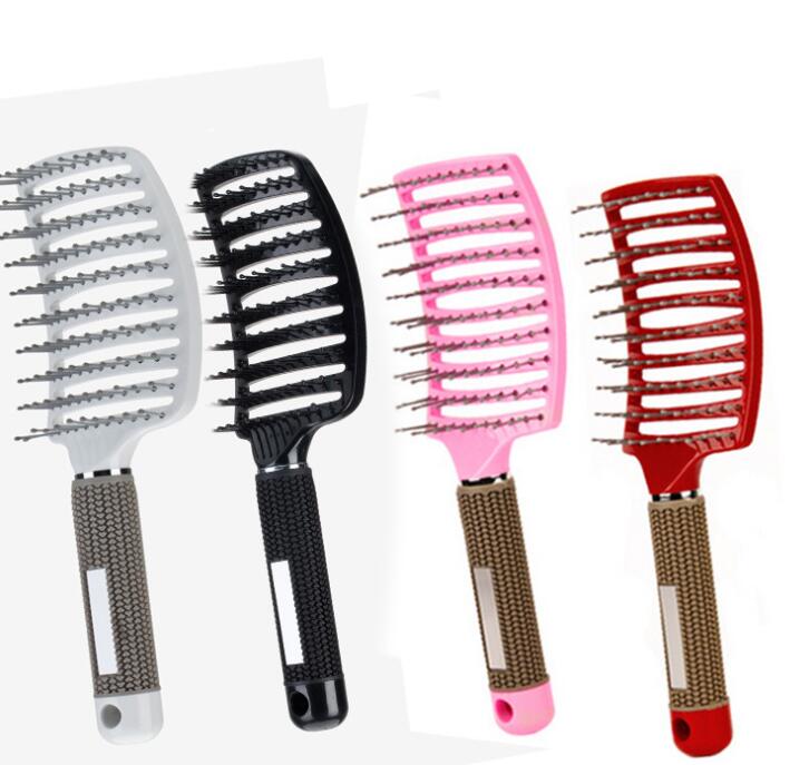 Women Massage Brush Hair Brush Smooth Hair Pure Pig Hairbrush Styling Plastic Nylon Big Bent Comb Hairdressing Styling Tool
Women Massage Brush Hair Brush Smooth Hair Pure Pig Hairbrush Styling Plastic Nylon Big Bent Comb Hairdressing Styling Tool