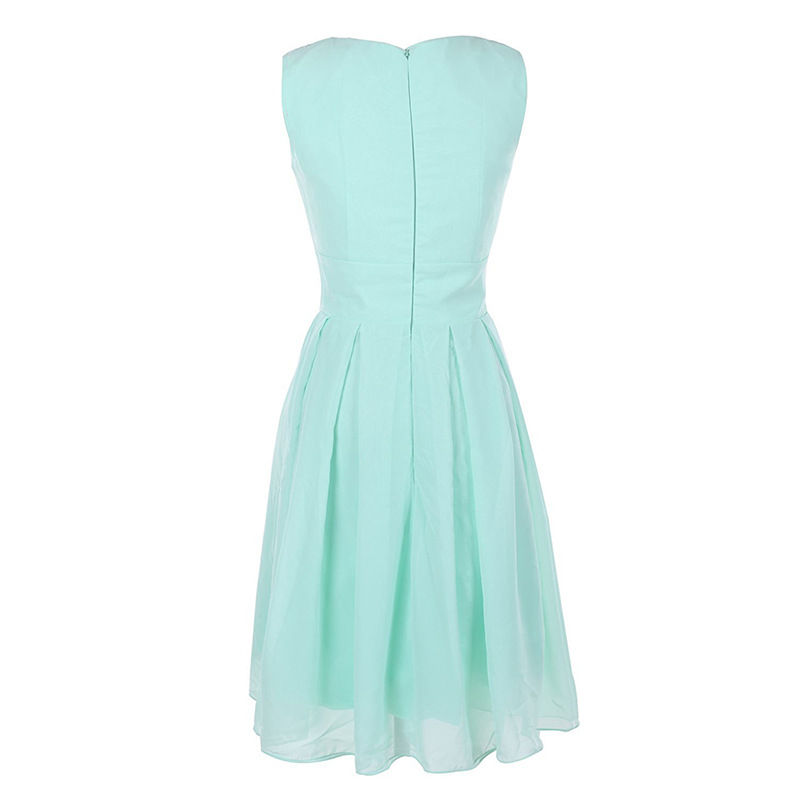 new elegant white pink long chiffon prom dresses with bead sequin plus size women formal evening cocktail celebrity party gowns qc1446