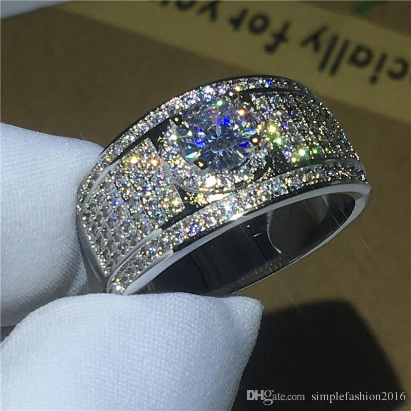 High quality Trendy Jewelry 925 Sterling silver ring 5A Zircon Cz stone Party wedding band rings for women men
High quality Trendy Jewelry 925 Sterling silver ring 5A Zircon Cz stone Party wedding band rings for women men