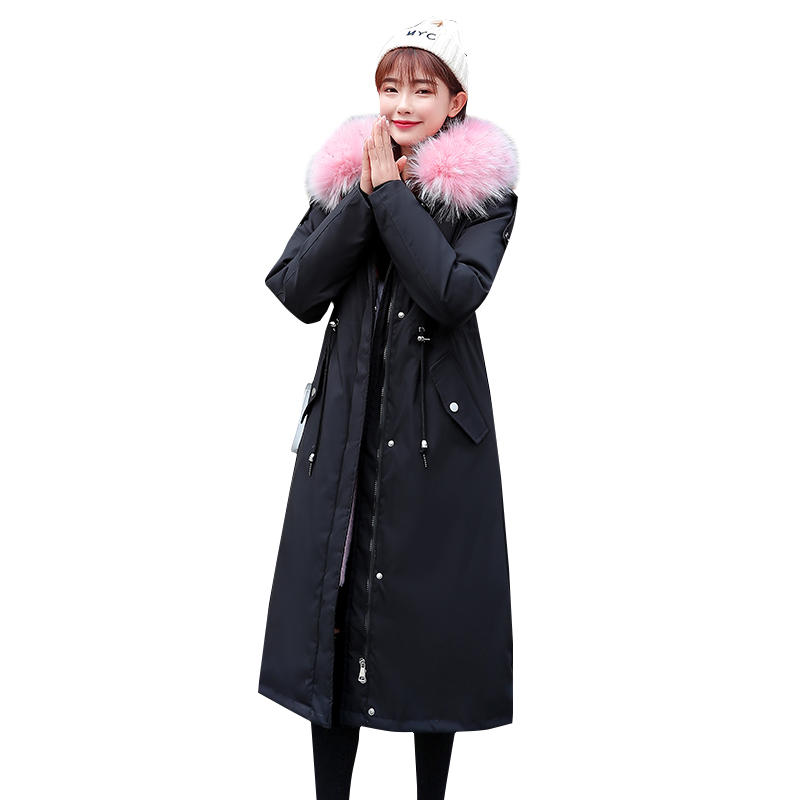 Creative Formal Korean Version Women's Wear Down Jacket In Long Plush Warm Coat Fashion Outwear Coat With Hooded Down Cotton, Black-pink
Creative Formal Korean Version Women's Wear Down Jacket In Long Plush Warm Coat Fashion Outwear Coat With Hooded Down Cotton, Black-pink