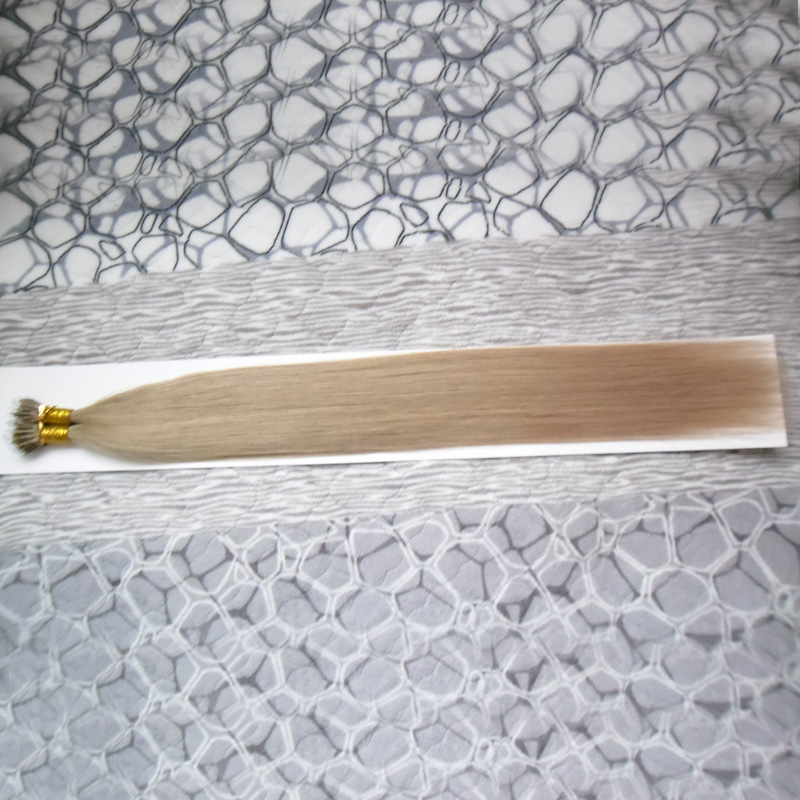 Keratin Human Pre bonded Extensions Nano Tip Hair 100 G Remy Micro Beads Hair Extensions In Nano Ring Links Human Hair