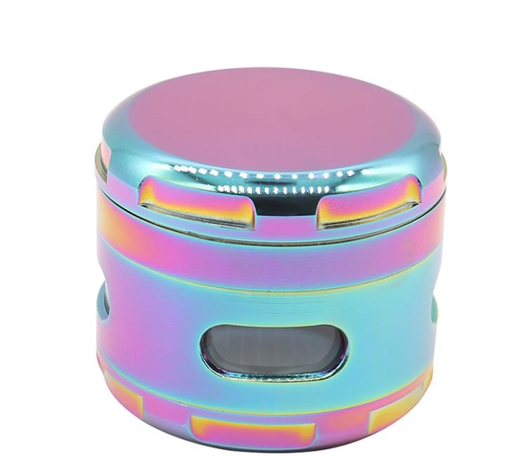 New Type of Straight Cylinder Chamfered Four-hole Zinc Alloy Flash Smoke Grinder 63mm Individual Smoke Crusher Furnace Parts Wholesale
New Type of Straight Cylinder Chamfered Four-hole Zinc Alloy Flash Smoke Grinder 63mm Individual Smoke Crusher Furnace Parts Wholesale
