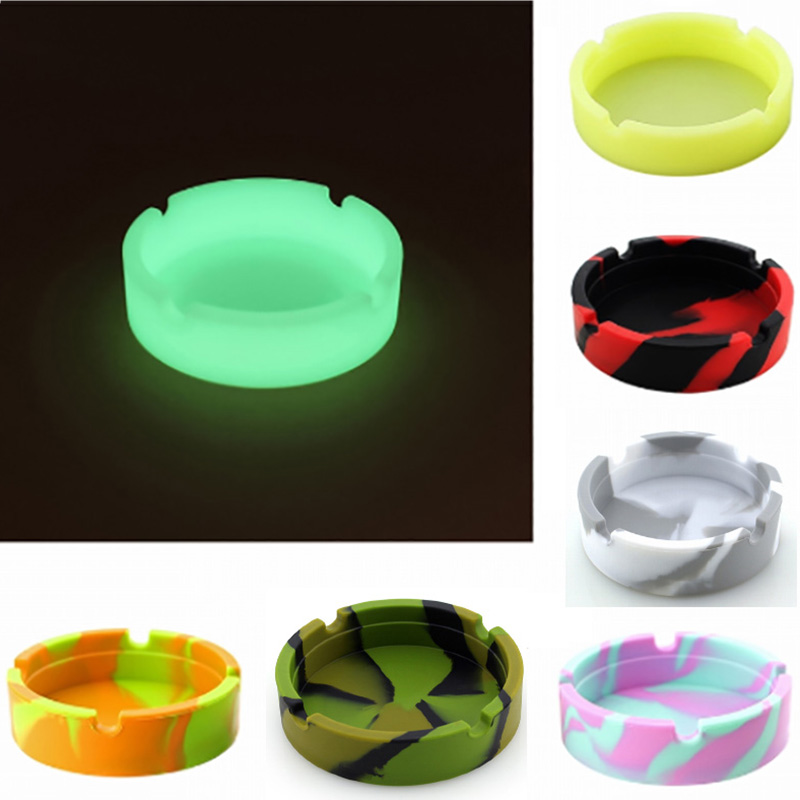 Camouflage Soft Silicone Ashtray Round Luminous Mini Ash Tray Portable Anti-scalding Cigarette Holder Smoking Accessories WX9-1470
Camouflage Soft Silicone Ashtray Round Luminous Mini Ash Tray Portable Anti-scalding Cigarette Holder Smoking Accessories WX9-1470