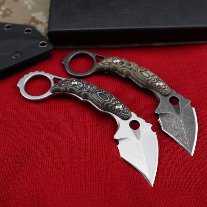 Hornet Wasp Karambit Claw Knife DC53 Blade G10 Handle Tactical Pocket Fixed Blade Hunting Fishing EDC Survival Tool Knives a2888
Hornet Wasp Karambit Claw Knife DC53 Blade G10 Handle Tactical Pocket Fixed Blade Hunting Fishing EDC Survival Tool Knives a2888