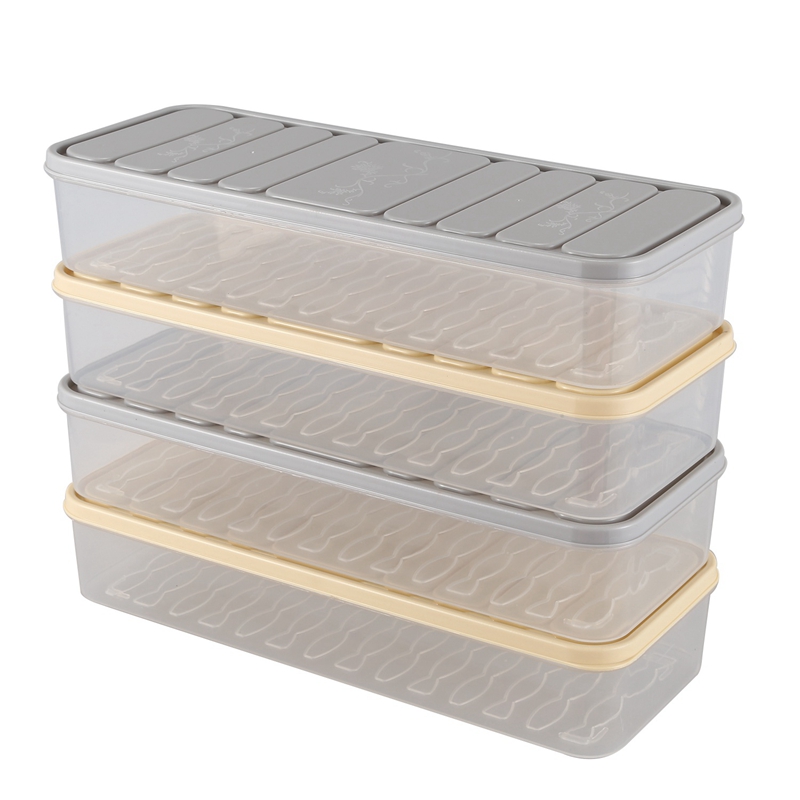 4 Pcs Set Refrigerator Preservation Storage Box Plastic Freezer Space Saver Container Organization Rack Kitchen Storag
4 Pcs Set Refrigerator Preservation Storage Box Plastic Freezer Space Saver Container Organization Rack Kitchen Storag