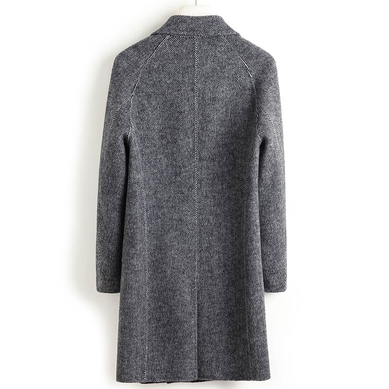 Wool Coat Men 2020 Double-sided Long Woolen Jacket Casual Cashmere Mens Overcoat Spting Autumn Coats Casaco Masculino 5297 J4620, Dark gray
Wool Coat Men 2020 Double-sided Long Woolen Jacket Casual Cashmere Mens Overcoat Spting Autumn Coats Casaco Masculino 5297 J4620, Dark gray