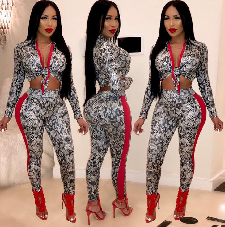 Women Hooded Tracksuit Spring Leisure Suit Long Sleeve Snake Print Jacket Top Coat and Pant Two Piece Sets Women Sweat Suits, Color 1
Women Hooded Tracksuit Spring Leisure Suit Long Sleeve Snake Print Jacket Top Coat and Pant Two Piece Sets Women Sweat Suits, Color 1