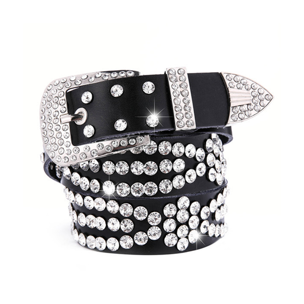 Punk Leather Bling Rhinestone Crystal Western Cowgirl Belt Waistband for Women Girl Party, Black;brown
Punk Leather Bling Rhinestone Crystal Western Cowgirl Belt Waistband for Women Girl Party, Black;brown