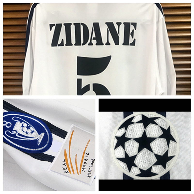 rm 01/02 ucl Retro Vintage Classic Home Shirt Jersey Long sleeves Zidane Ronaldo Figo Football Custom Namesets Patches Sponsor, 5 zidane
rm 01/02 ucl Retro Vintage Classic Home Shirt Jersey Long sleeves Zidane Ronaldo Figo Football Custom Namesets Patches Sponsor, 5 zidane