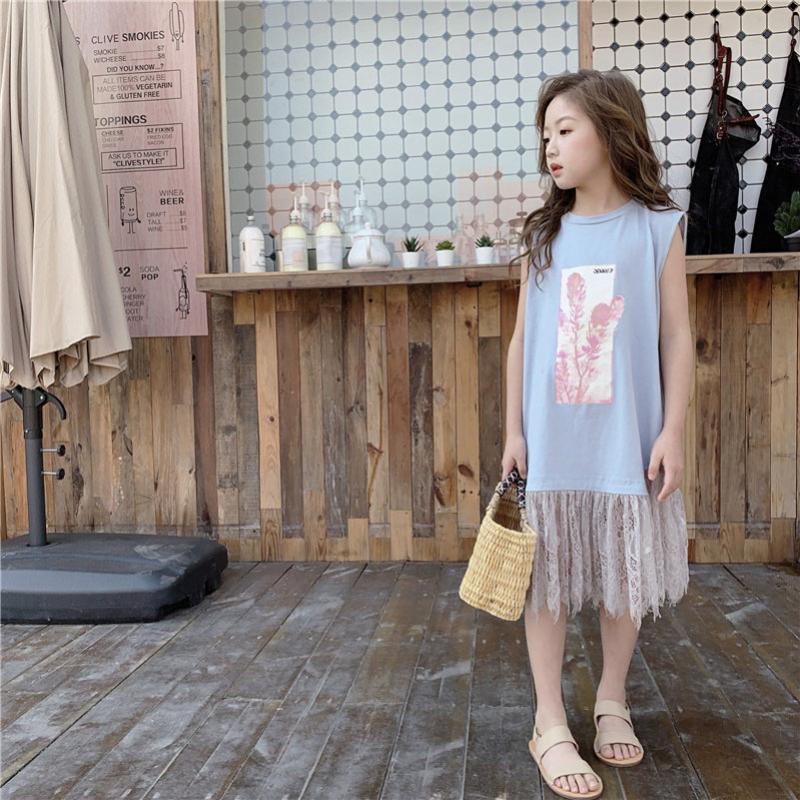 YourSeason Children's Fashion Loose T-shirt Dress 2020 New Lace Girls Teen Printed Casual Dress Toddler Summer O Neck Clothes, Blue 
YourSeason Children's Fashion Loose T-shirt Dress 2020 New Lace Girls Teen Printed Casual Dress Toddler Summer O Neck Clothes, Blue