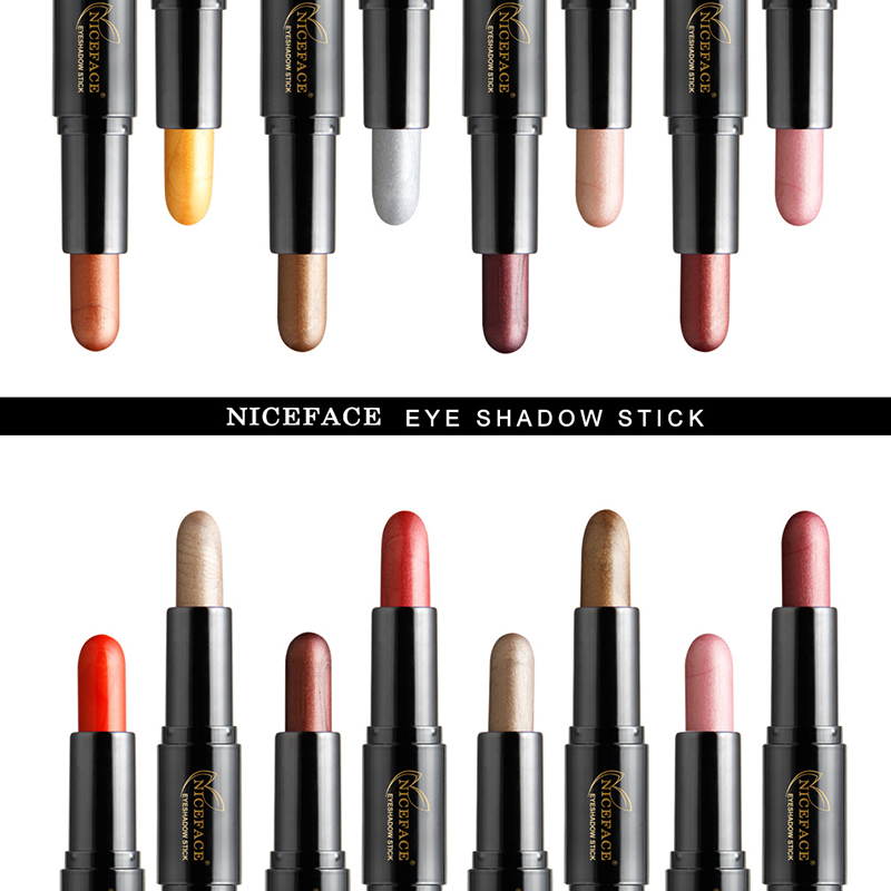 Double head Eyeshadow Stick 8 colors Soft Highly color Dual-use Pearl eye shadow stick Beauty makeup
Double head Eyeshadow Stick 8 colors Soft Highly color Dual-use Pearl eye shadow stick Beauty makeup