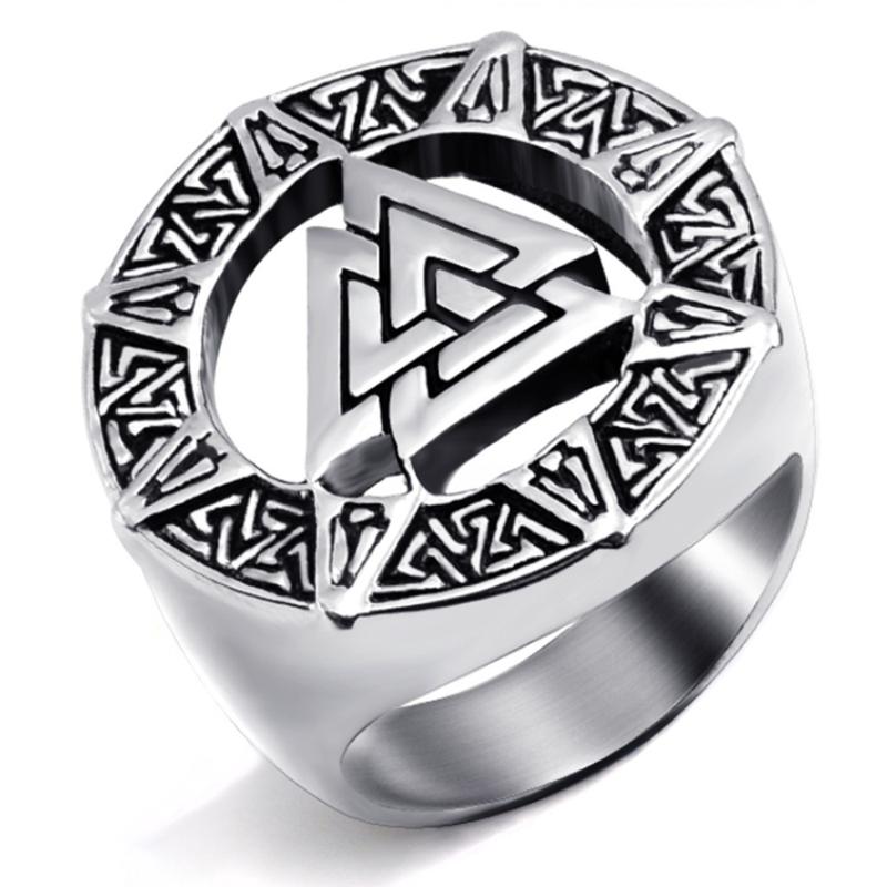 Cluster Rings Hip Hop Fashion Viking Warrior Men's Ring Men Charms For Personality Punk Gift
Cluster Rings Hip Hop Fashion Viking Warrior Men's Ring Men Charms For Personality Punk Gift