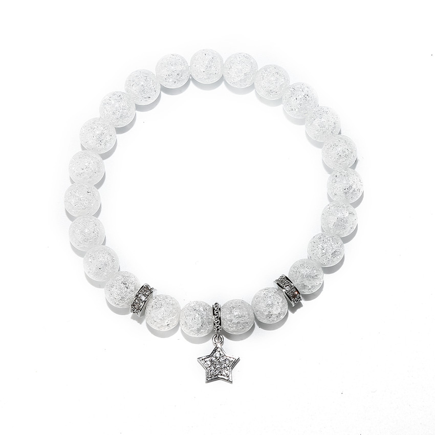 Popcorn crystal star bracelet group women's simple and exquisite sweet temperament wrist jewelry