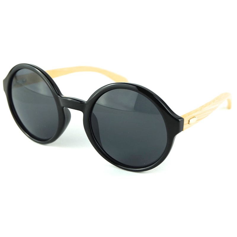 Hand Made Bamboo Sunglasses Black Round Frame Wood Temples For Women And Men 4 Colors Wholesale Melody2041
Hand Made Bamboo Sunglasses Black Round Frame Wood Temples For Women And Men 4 Colors Wholesale Melody2041