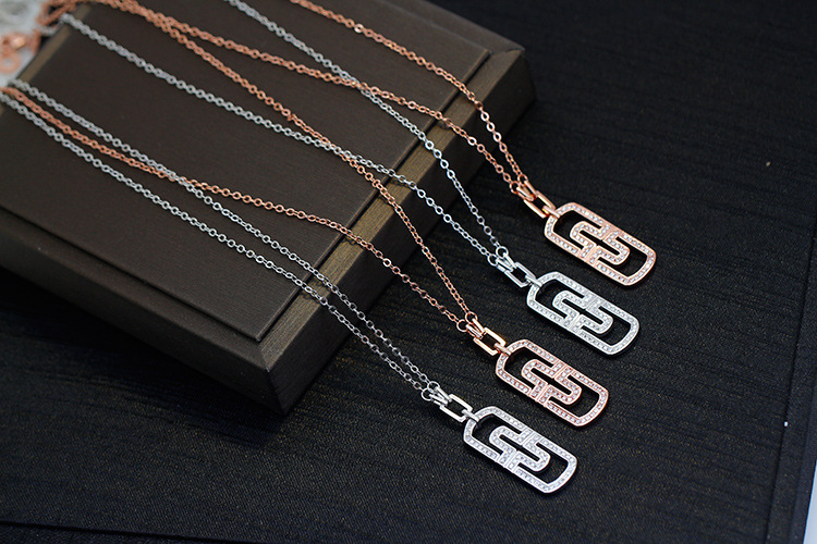 Wholesale-925 sterling silver necklaces for women female pure silver collier wedding party jewelry accessories