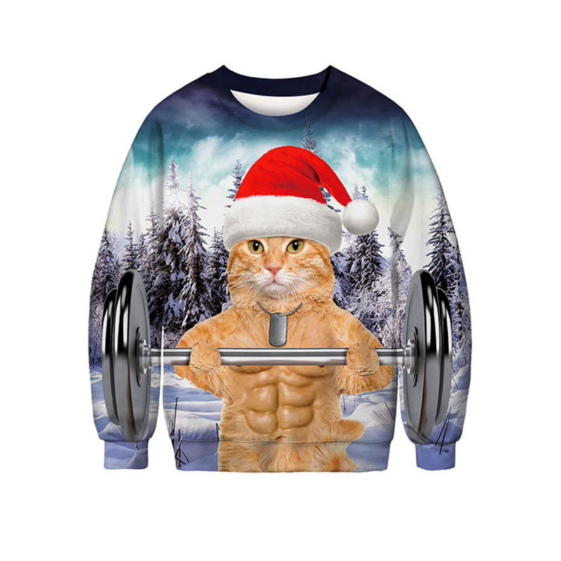 Funny 3D Print Cat Sweater Men Women Ugly Christmas Sweaters Jumpers Tops 2019 Holiday Party Xmas Pullover Hoodie Sweatshirt 3XL, Black
Funny 3D Print Cat Sweater Men Women Ugly Christmas Sweaters Jumpers Tops 2019 Holiday Party Xmas Pullover Hoodie Sweatshirt 3XL, Black