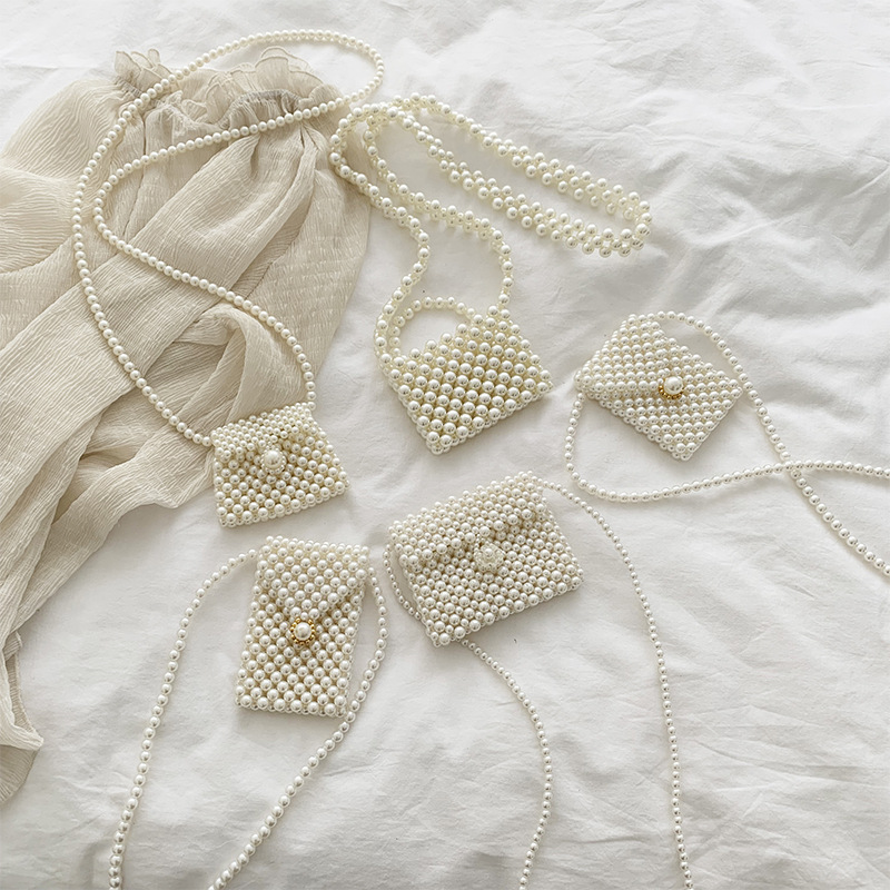20 styles Summer lady mini messenger bag ins Hand-made pearl bag Prepare the pearl beaded bag handbag Lipstick package, As photo
20 styles Summer lady mini messenger bag ins Hand-made pearl bag Prepare the pearl beaded bag handbag Lipstick package, As photo