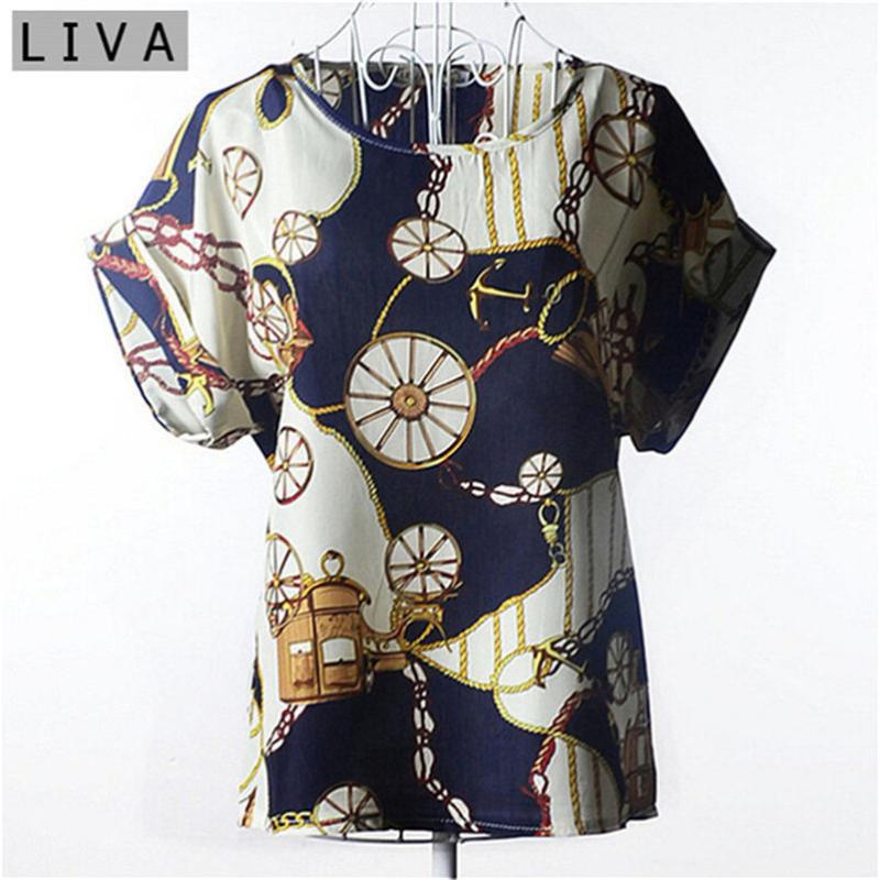 Summer Vintage Wheels Blusas Femininas Womens O-Neck Front Up Short Sleeve Blouse Sexy Multicolor Chiffon Shirt Tops Big Size
Summer Vintage Wheels Blusas Femininas Womens O-Neck Front Up Short Sleeve Blouse Sexy Multicolor Chiffon Shirt Tops Big Size