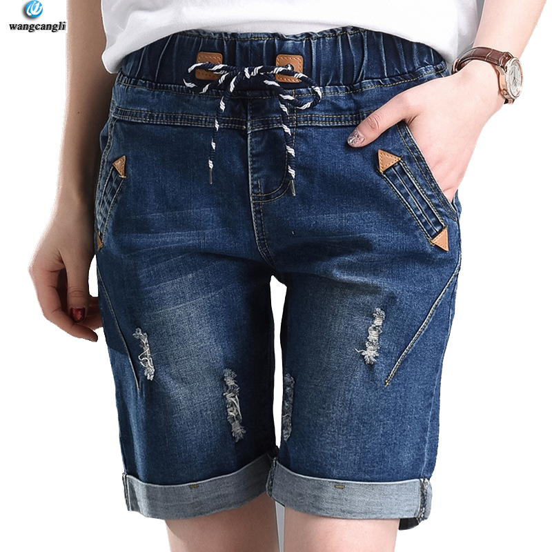 wangcangli Casual blue Drawstring denim shorts women Button summer beach 2017 high waist shorts Pocket XXXL jeans female, Light blue
wangcangli Casual blue Drawstring denim shorts women Button summer beach 2017 high waist shorts Pocket XXXL jeans female, Light blue