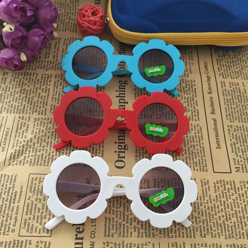 Sunglasses Sunflower Frame Girls Eyeglasses Baby Girl Sun Glasses Children Beach Eyewear Fashion Kids Accessories 6 Colors DHW3589 Z260305